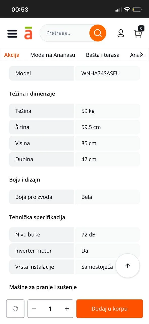Стиральная машинка gorenje 7