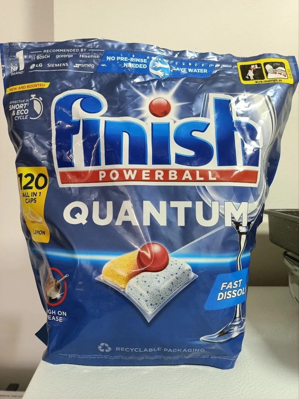 Капсулы Finish для посудомойки 60 штук 1