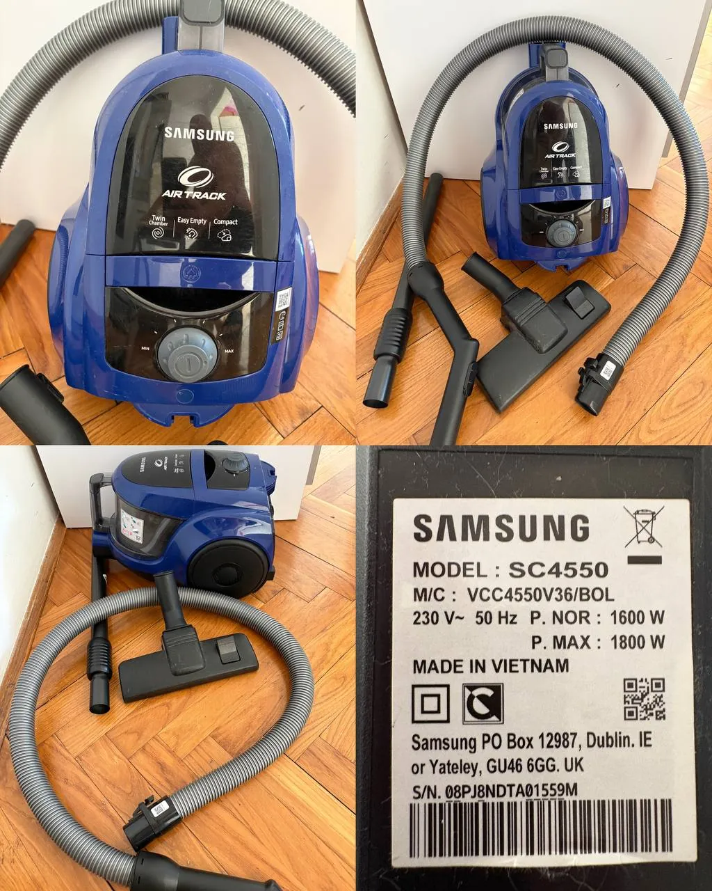 Пылесос Samsung безмешковый 1800 Вт 1