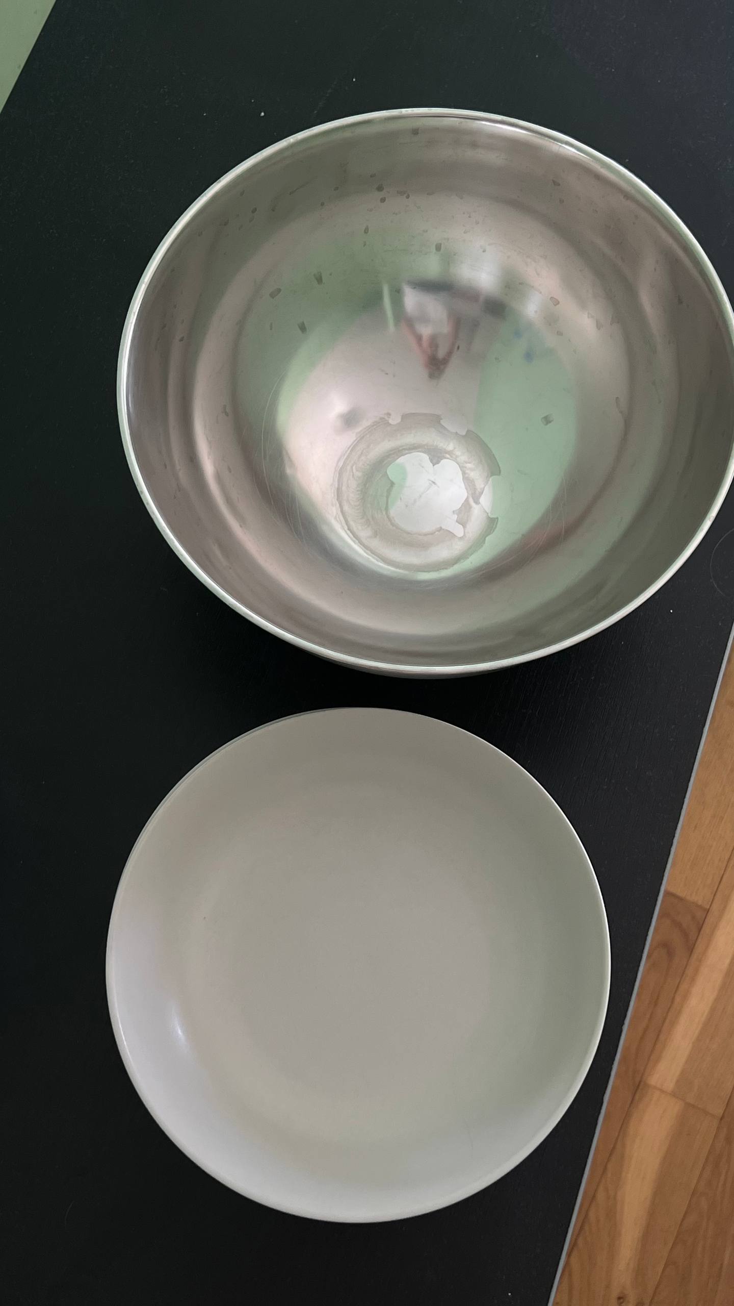 Салатница и 2 матовые тарелки Pepco 1