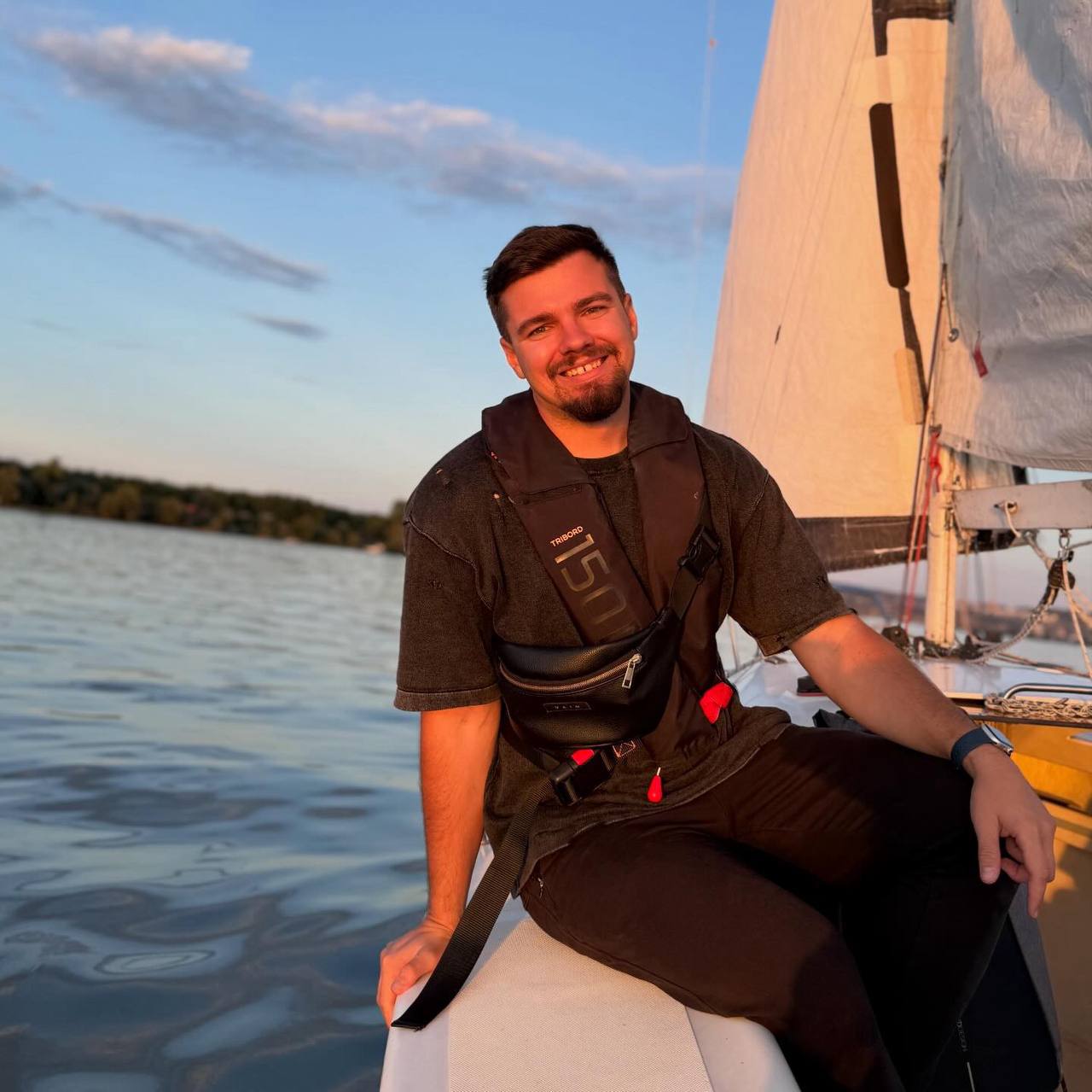 Пробная тренировка на воде 1