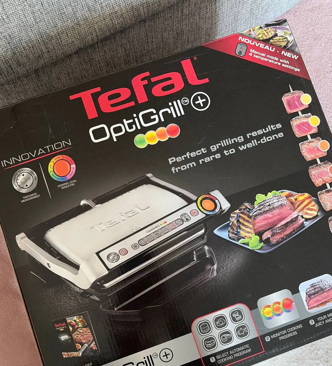 Электрогриль Tefal OptiGril+ 4