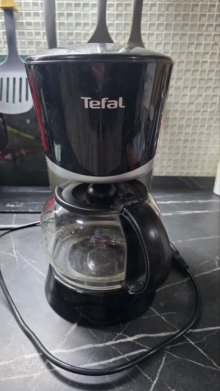 Кофеварка Tefal с фильтрами редко б/у 1