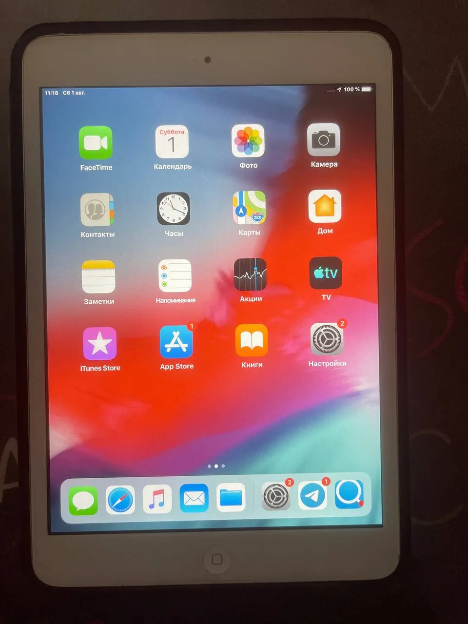 Apple iPad mini 2 128 ГБ + чехол 1