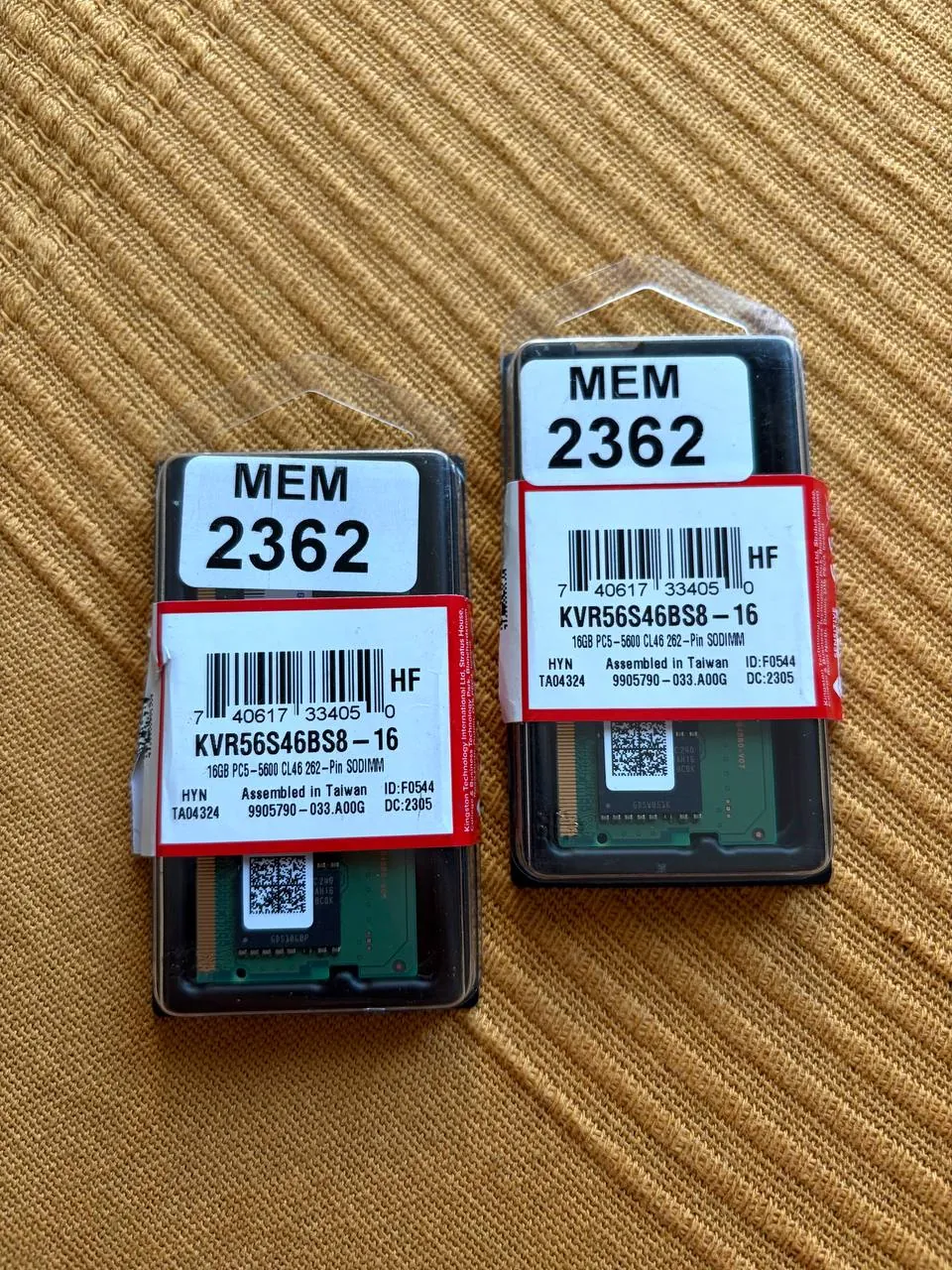 Оперативная память Kingston 16 ГБ DDR5-5600 SO-DIMM 1