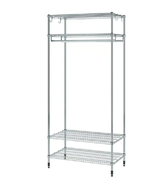 Стеллаж IKEA OMAR металлический с рейлингом 2 штуки по 5000 дин 1