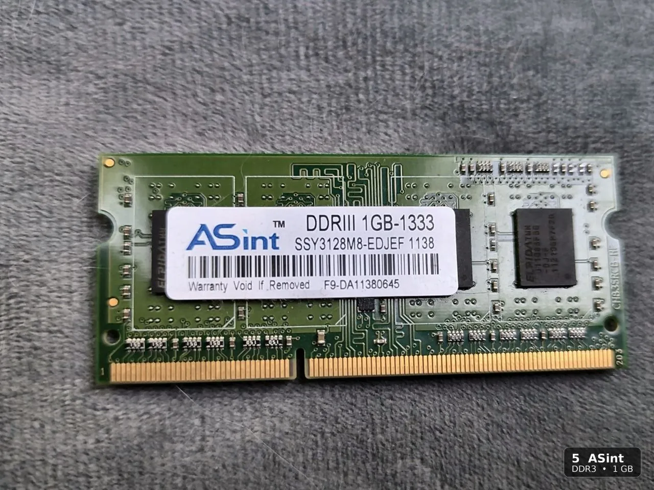 Модули оперативной памяти DDR3 для ноутбуков. 3