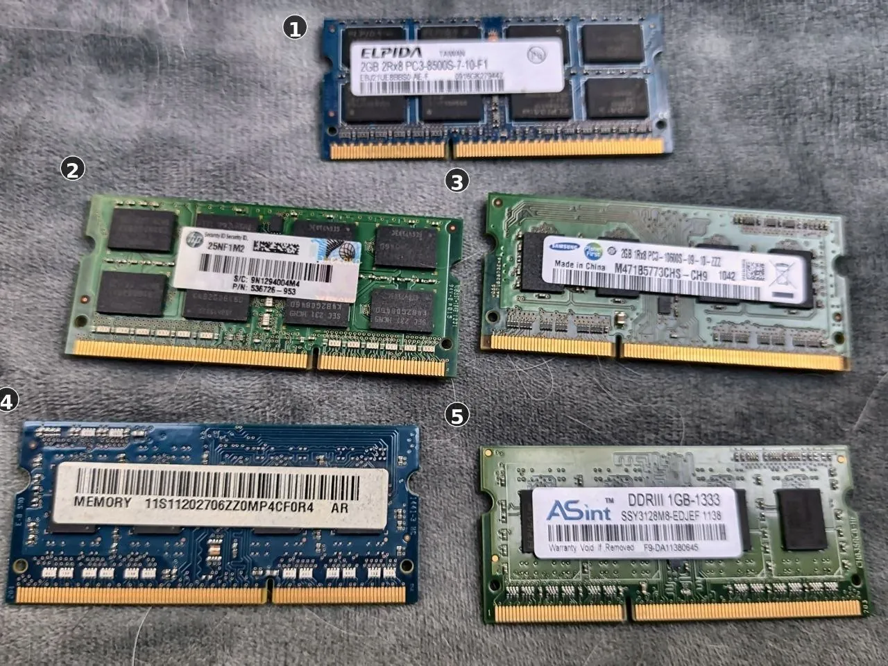 Модули оперативной памяти DDR3 для ноутбуков. 2
