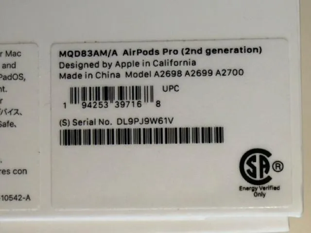Apple AirPods Pro 2 MagSafe оригинал Врачар 1