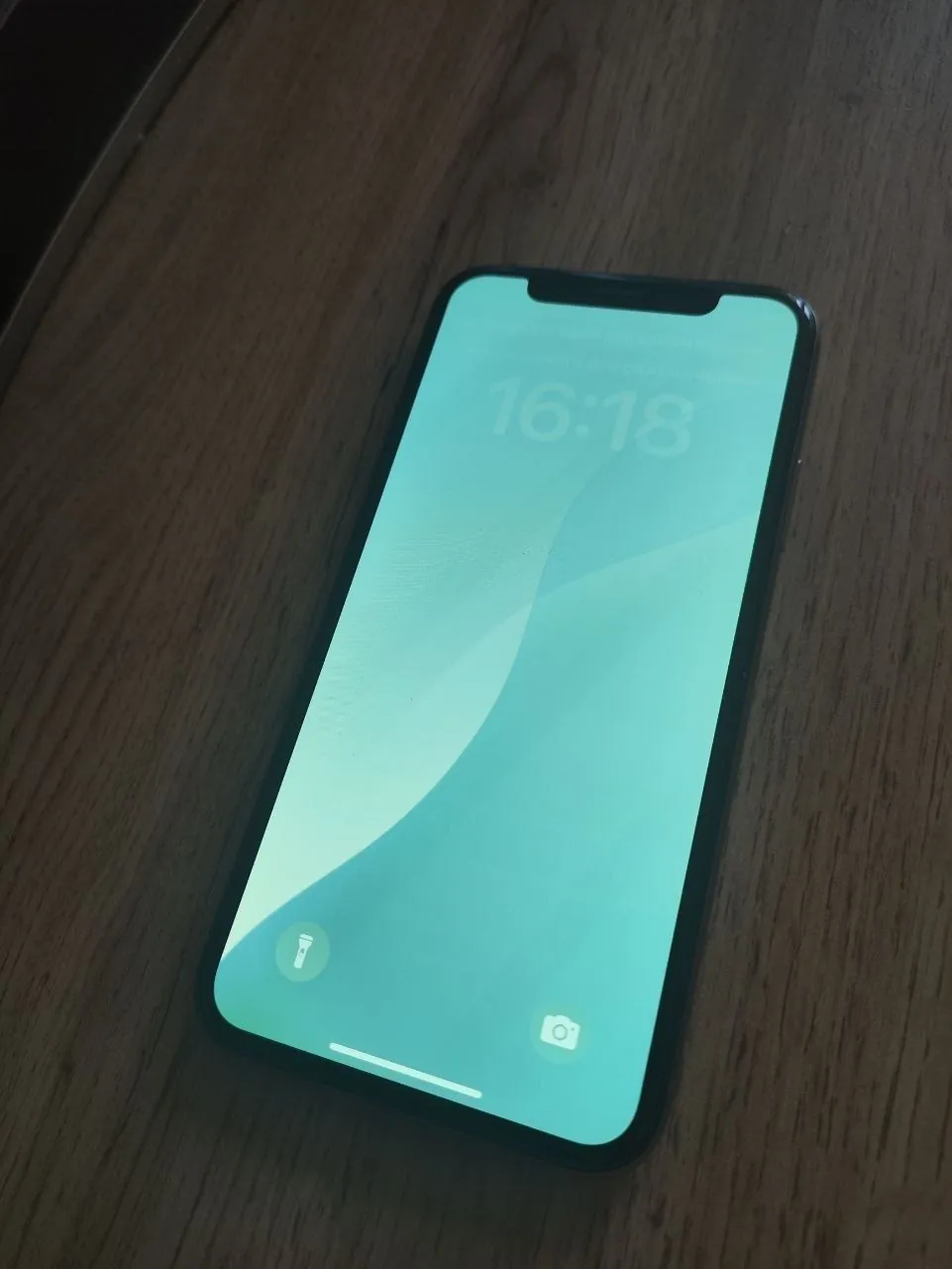 iPhone XS 256 ГБ зелёный оттенок экрана 2