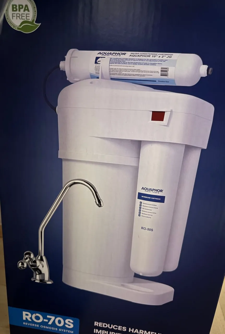 Продается фильтр для воды обратного осмоса Aquaphor(Аквафор) RO-70S, 1