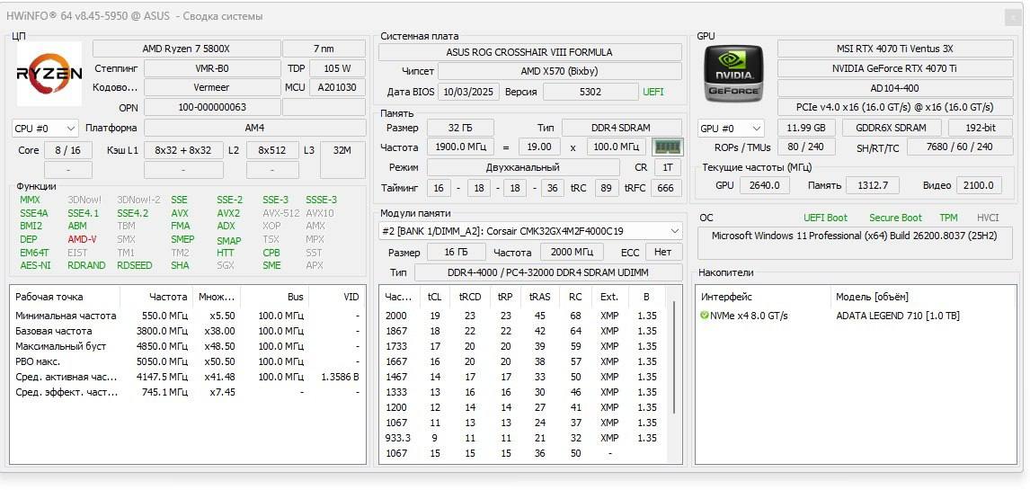 Игровой ПК Ryzen 5 / RTX 5060 Ti 7