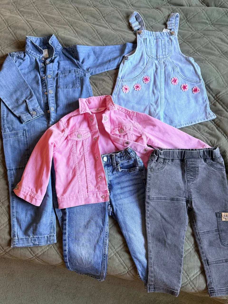 Детская одежда джинсовый лот H&M Zara 92-98 1