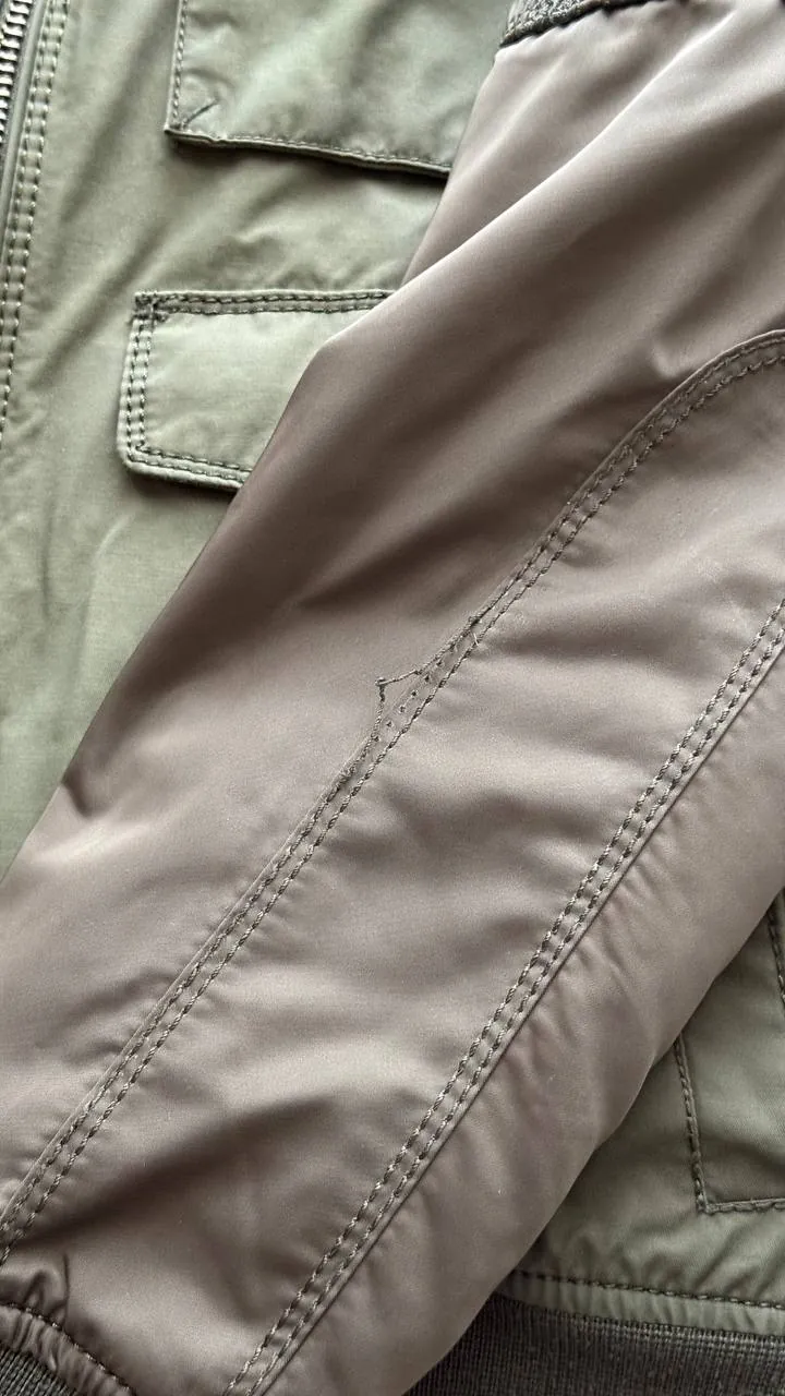 Бомбер Zara Man зелёный размер S Белград 5