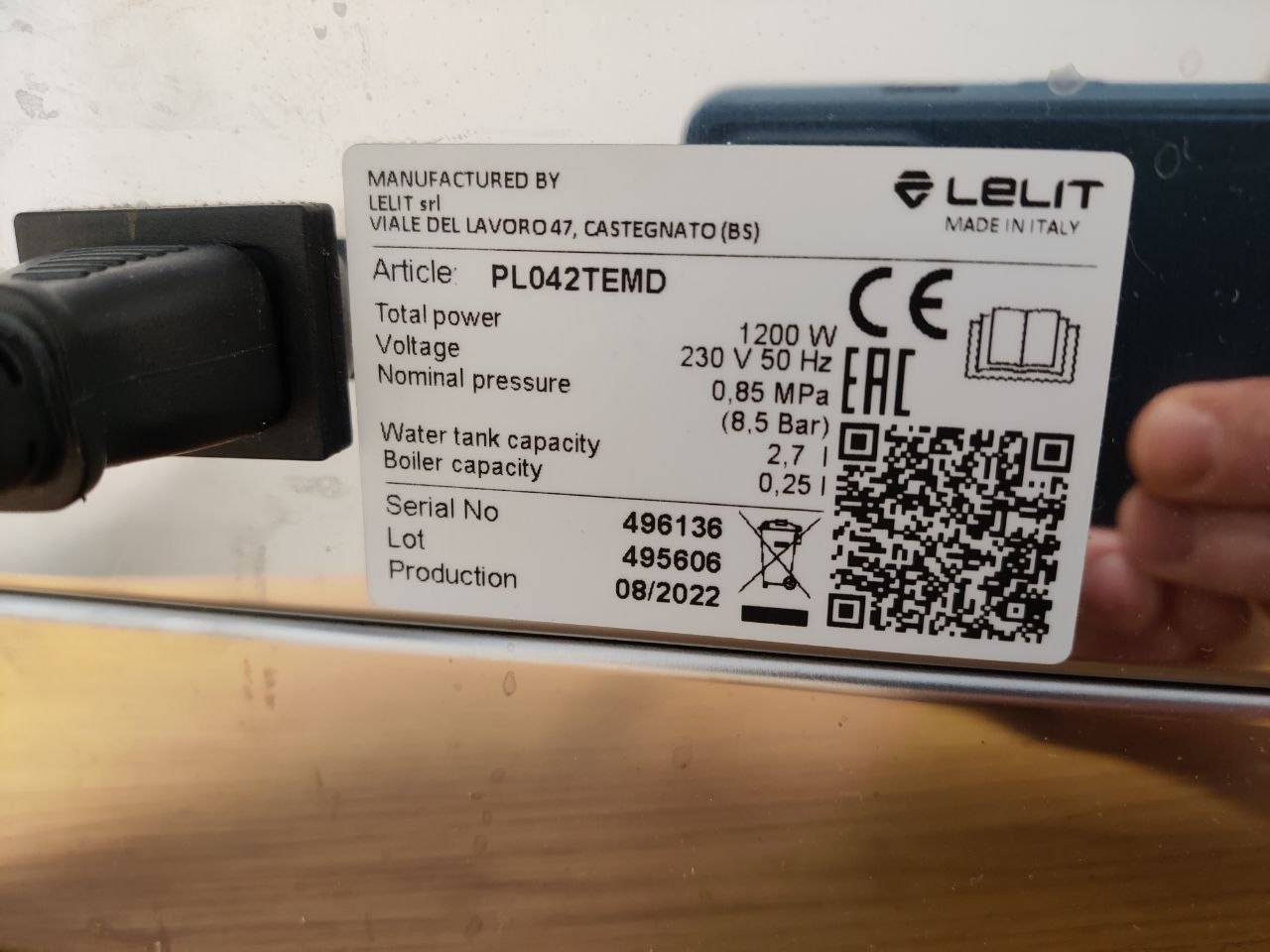 Кофемашина Lelit Anita 5