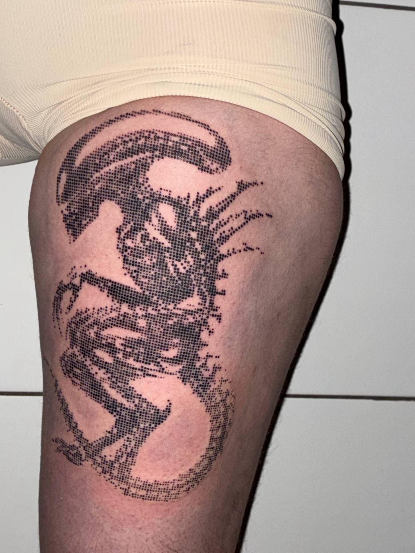 Пиксельные татуировки 7