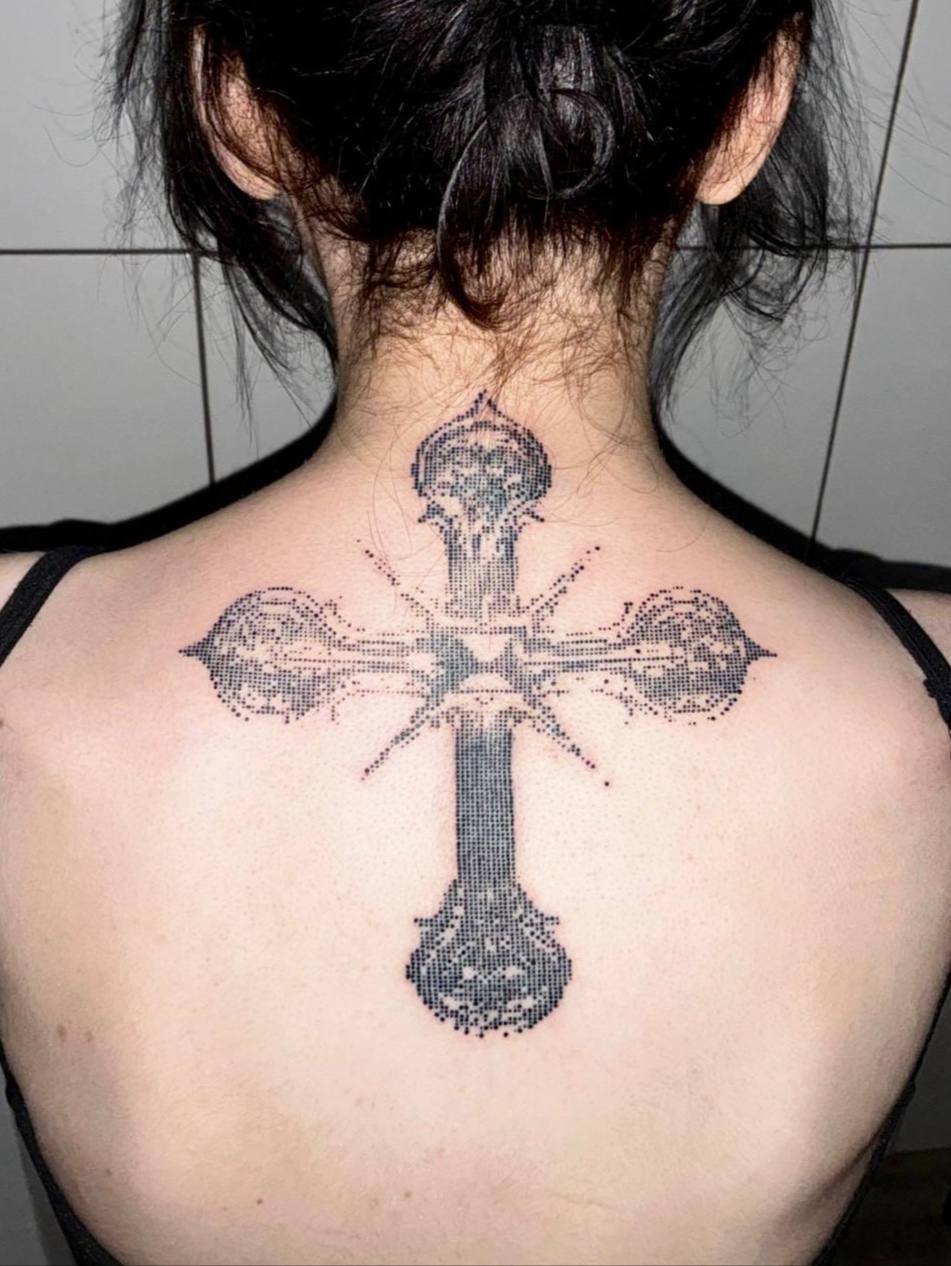 Пиксельные татуировки 2