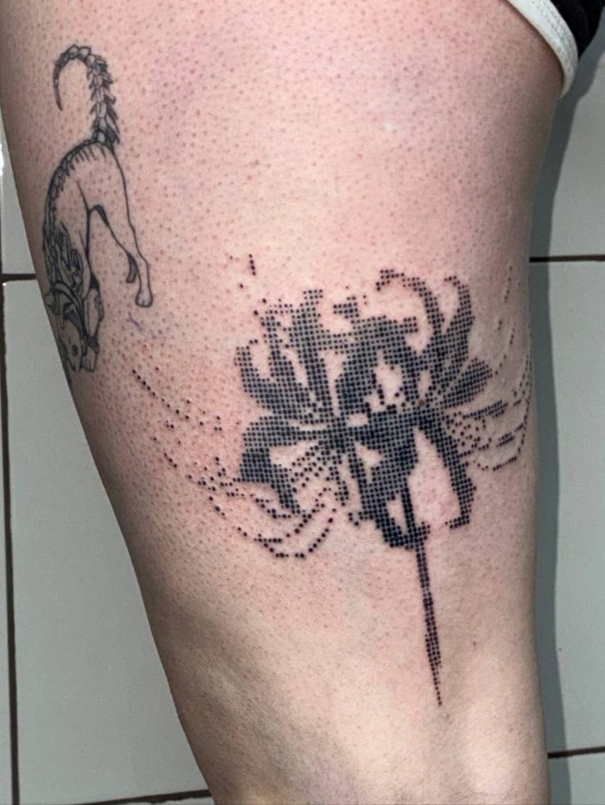 Пиксельные татуировки 4