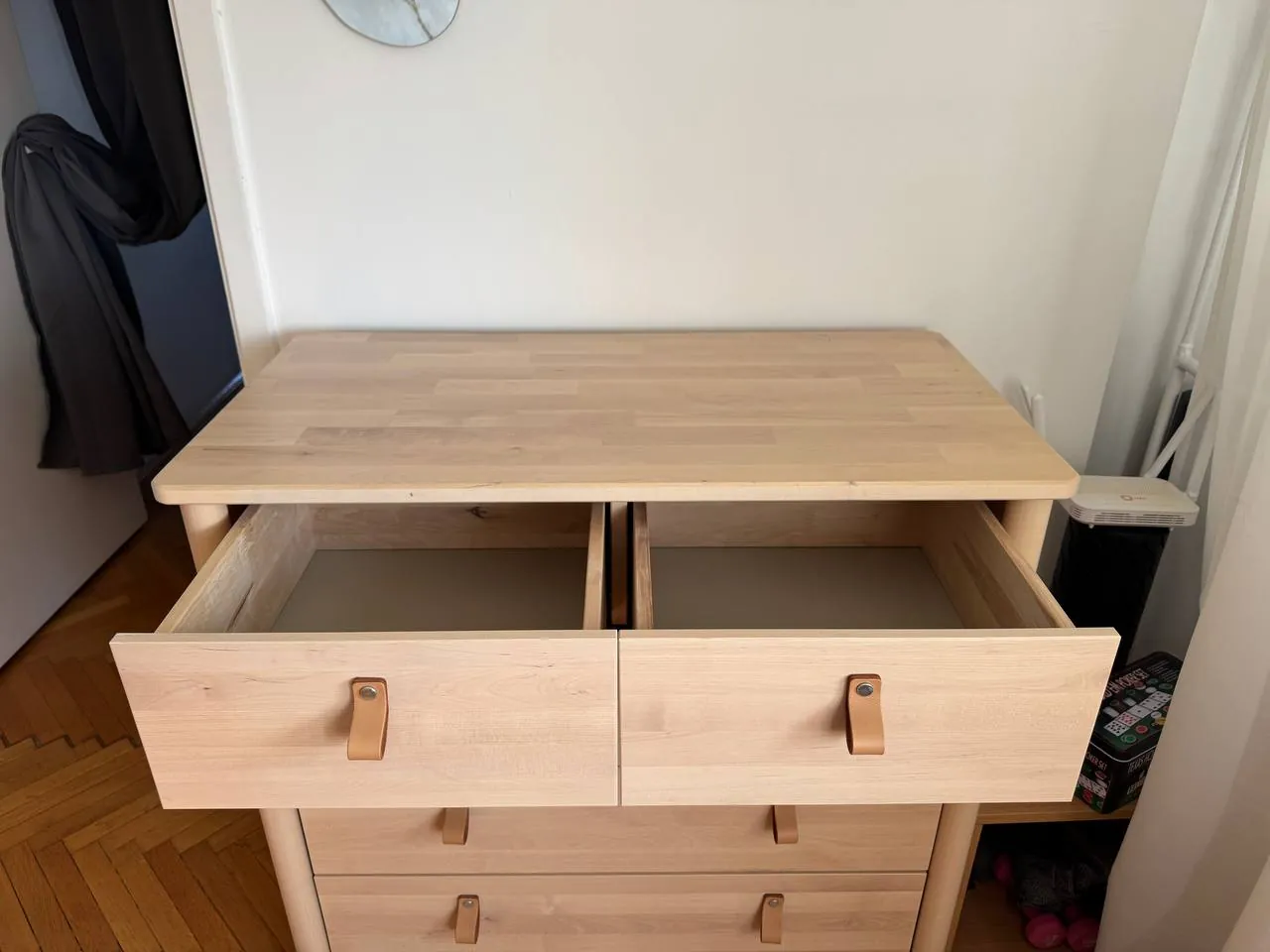 Комод IKEA BJÖRKSNÄS массив берёзы 5 ящиков 90×47×90 см 3