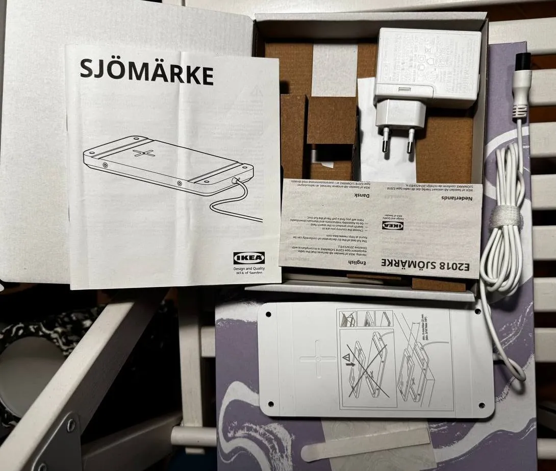 Беспроводная зарядка IKEA Sjömärke под столешницу 1
