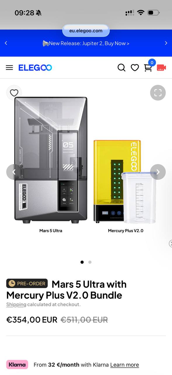 Продаю 3D принтер Elegoo Mars 5 Ultra 6