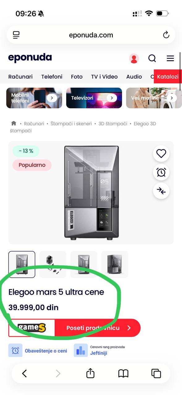 Продаю 3D принтер Elegoo Mars 5 Ultra 7