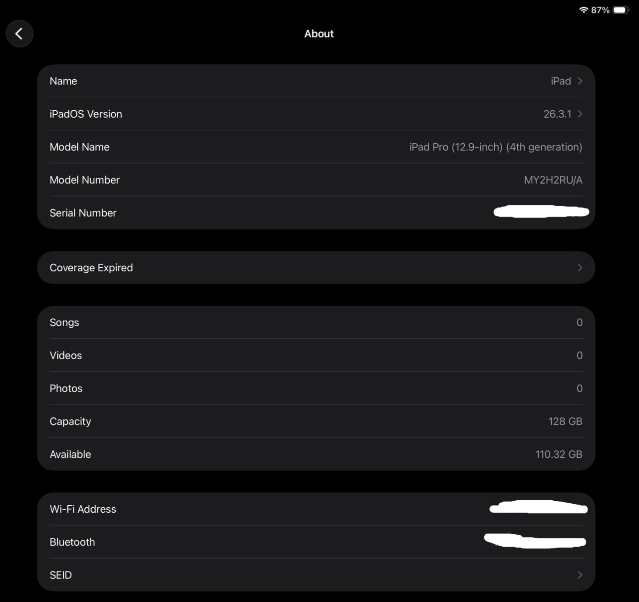 Apple iPad Pro 12.9 128 Gb 4 поколения 3