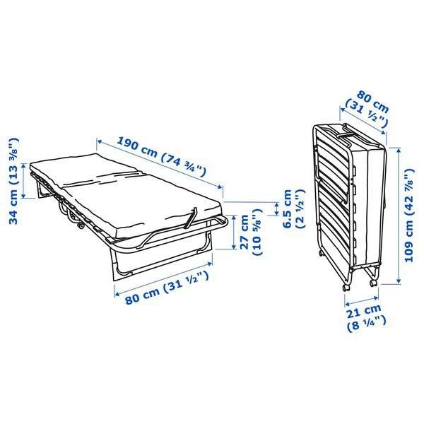 Раскладушка из IKEA 3