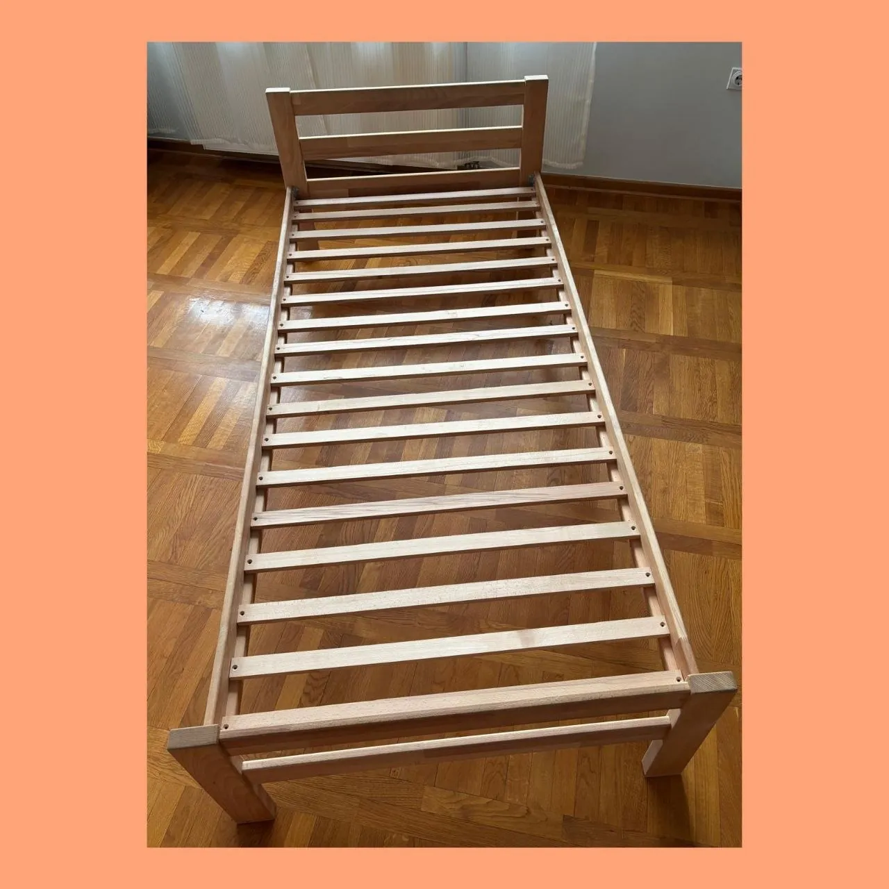 Кровать односпальная 90×200 хорошее состояние 1