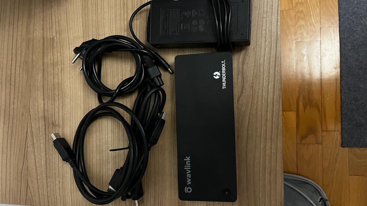 Док-станция Wavlink Thunderbolt 3 1