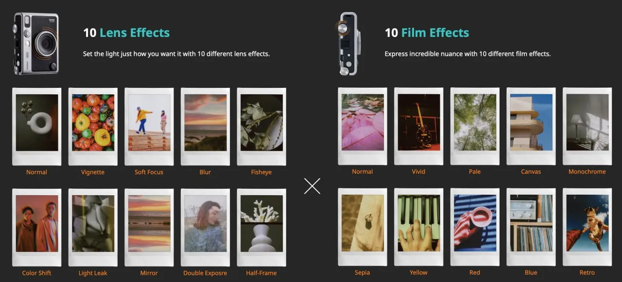 Фотоаппарат Fujifilm Instax Mini Evo с картриджами 2