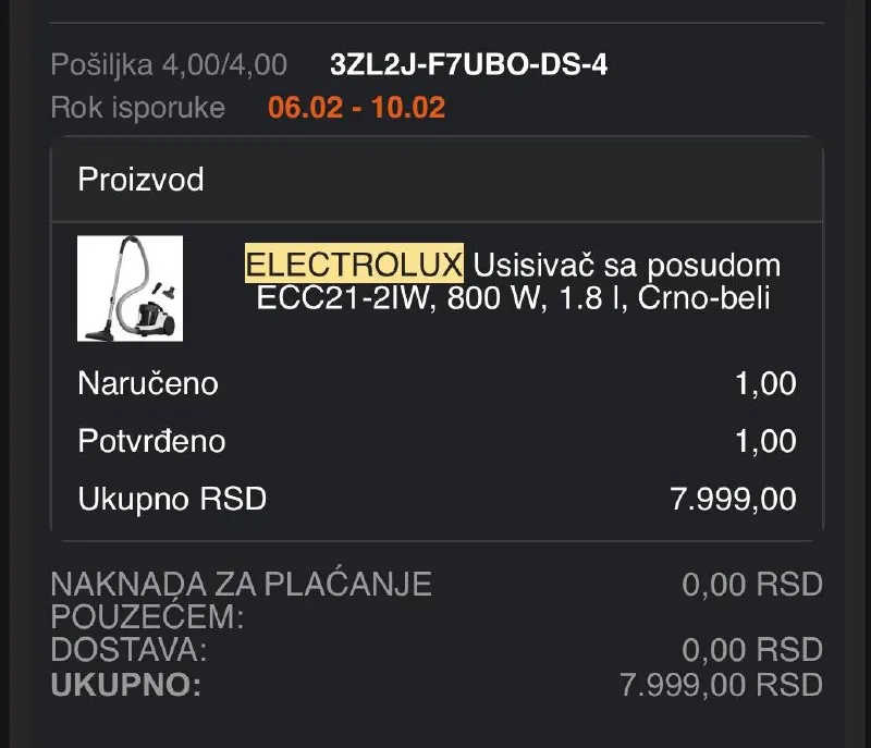 Пылесос Electrolux ECC21-2IW 3