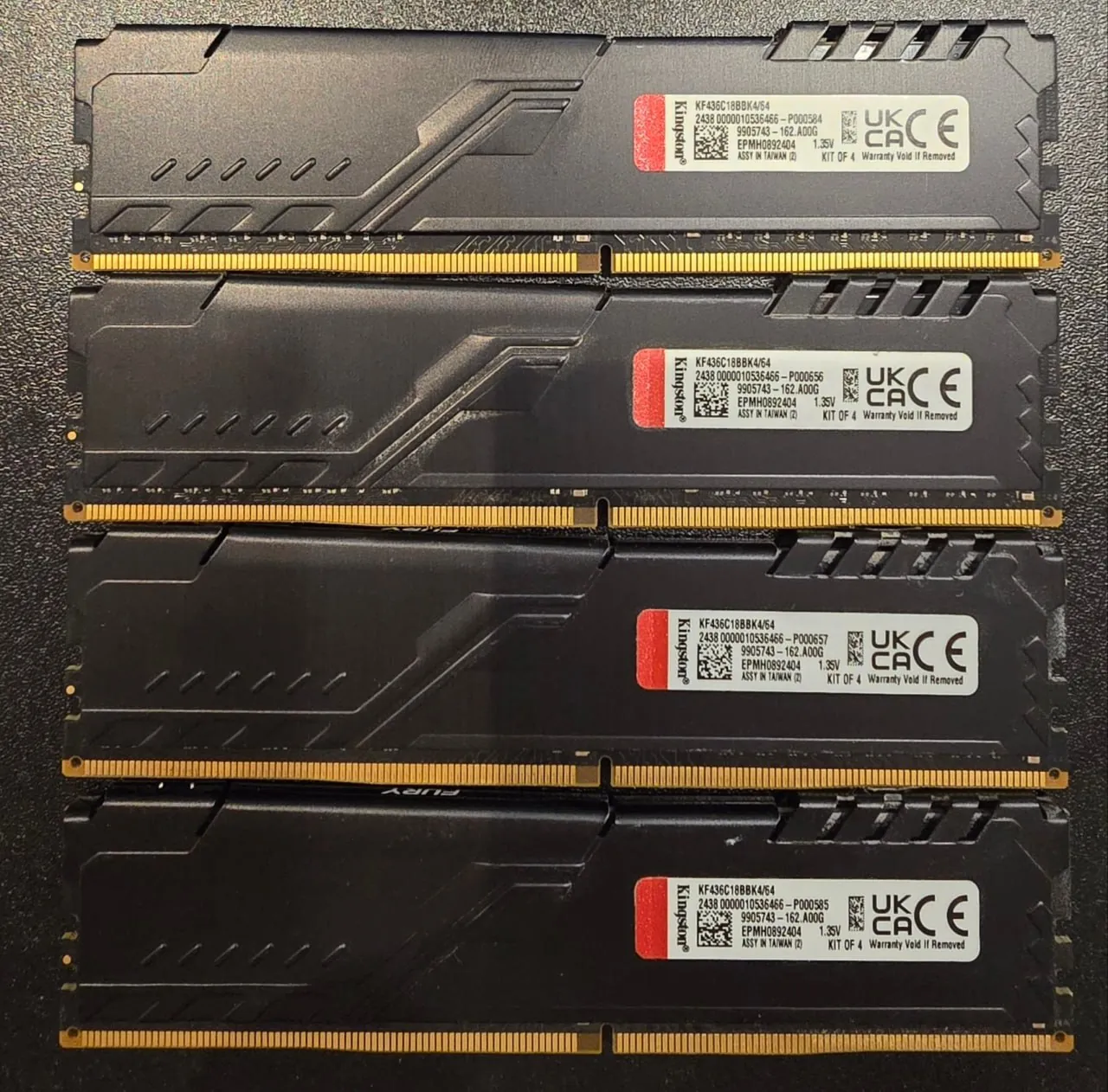 Оперативная память Kingston FURY Beast DDR4 64GB 3600 1