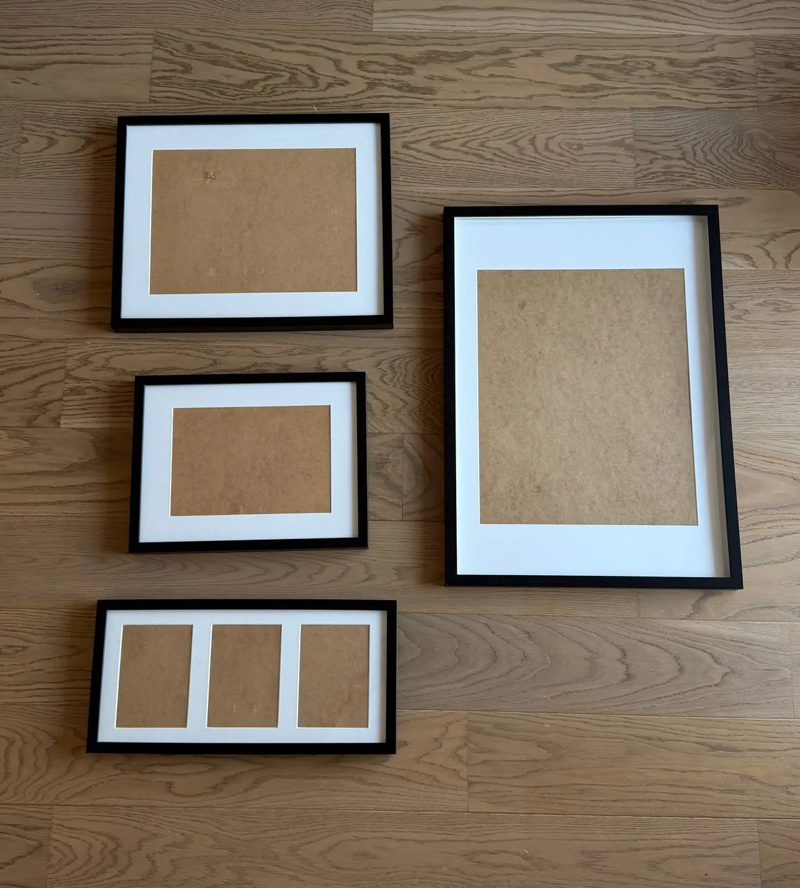 Фоторамки IKEA чёрные белые под дуб BW Verde Белград 1
