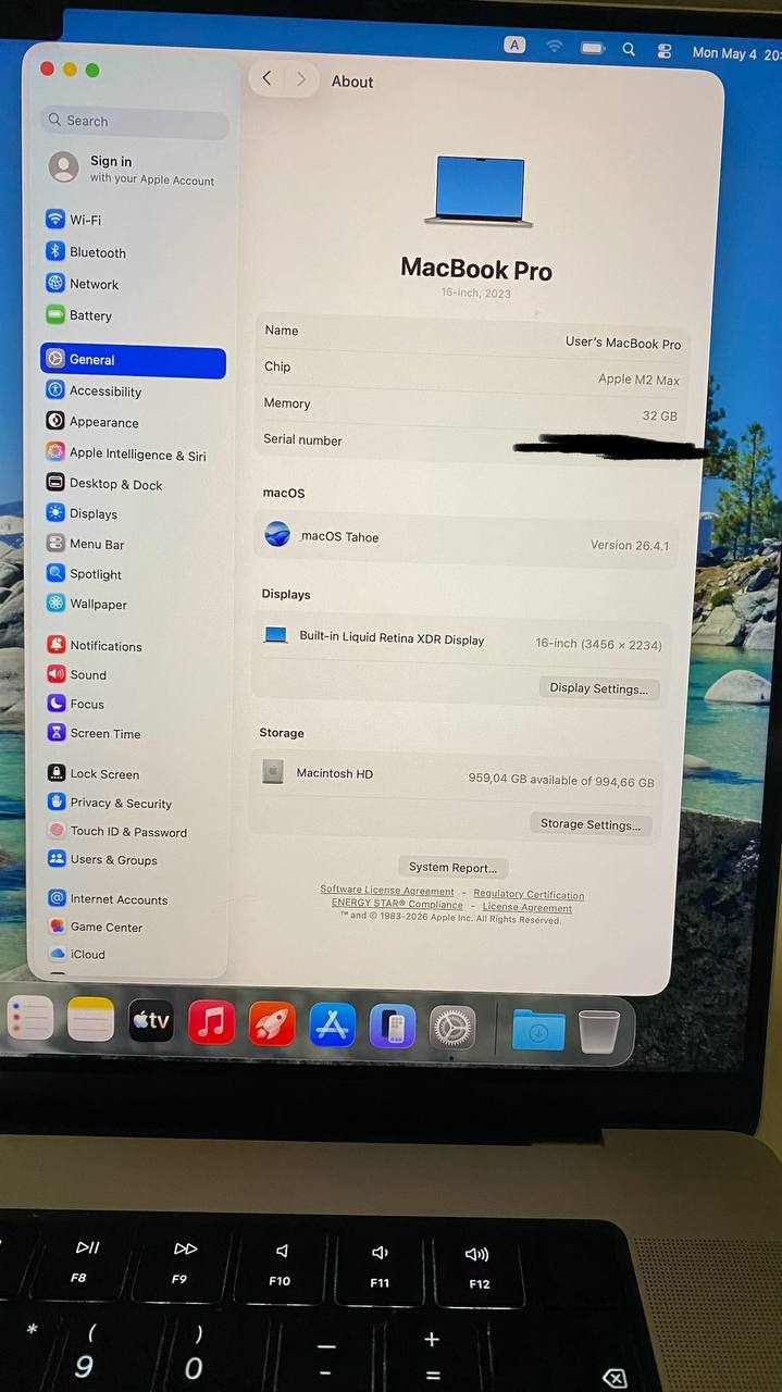 MacBook Pro 16 M2 Max 32GB 1TB 2023 4
