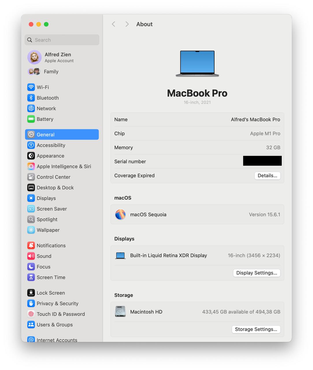 MacBook Pro 16 M1 Pro 32GB 512GB 2021 4
