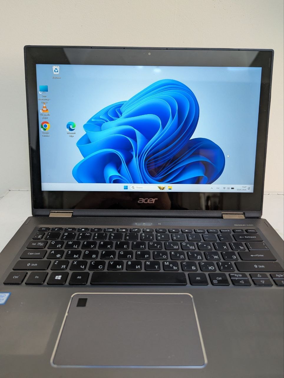 Ноутбук Acer Spin 5 i3 8GB SSD 256 1