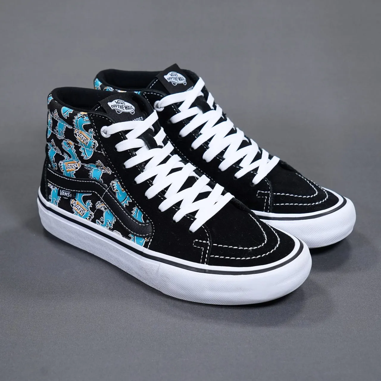 Кеды Vans Sk8-Hi с принтом динозавра EU 39 2