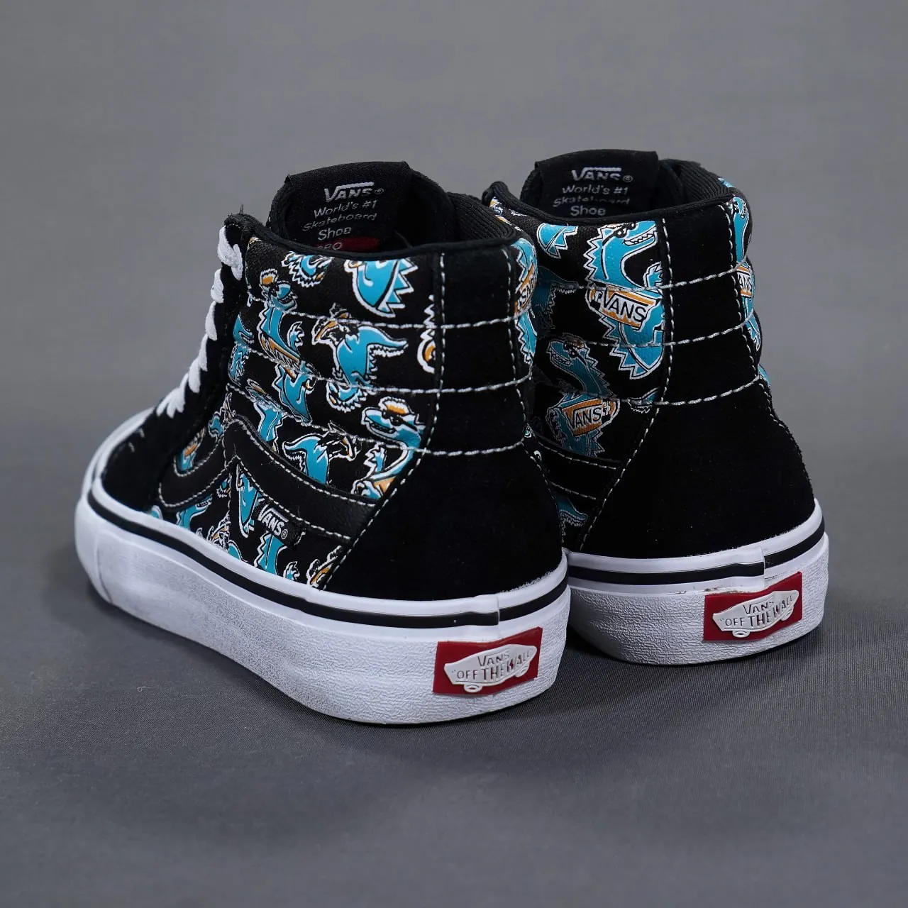 Кеды Vans Sk8-Hi с принтом динозавра EU 39 1