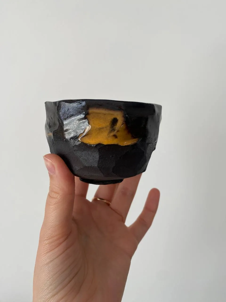 Авторские керамические чашки и рюмки ручной работы 2