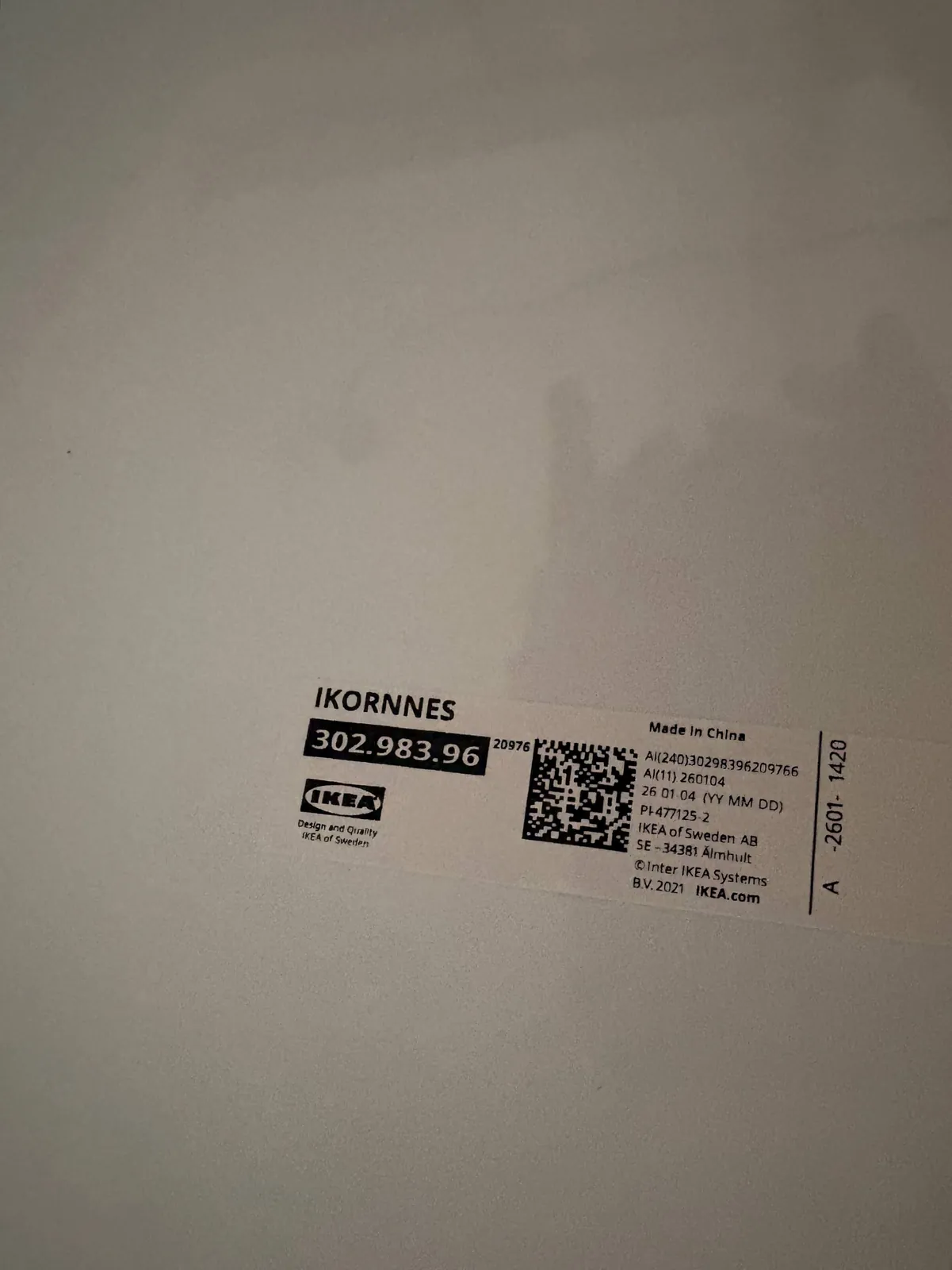 Зеркало IKEA IKORNNES 52×167 см Белград 3