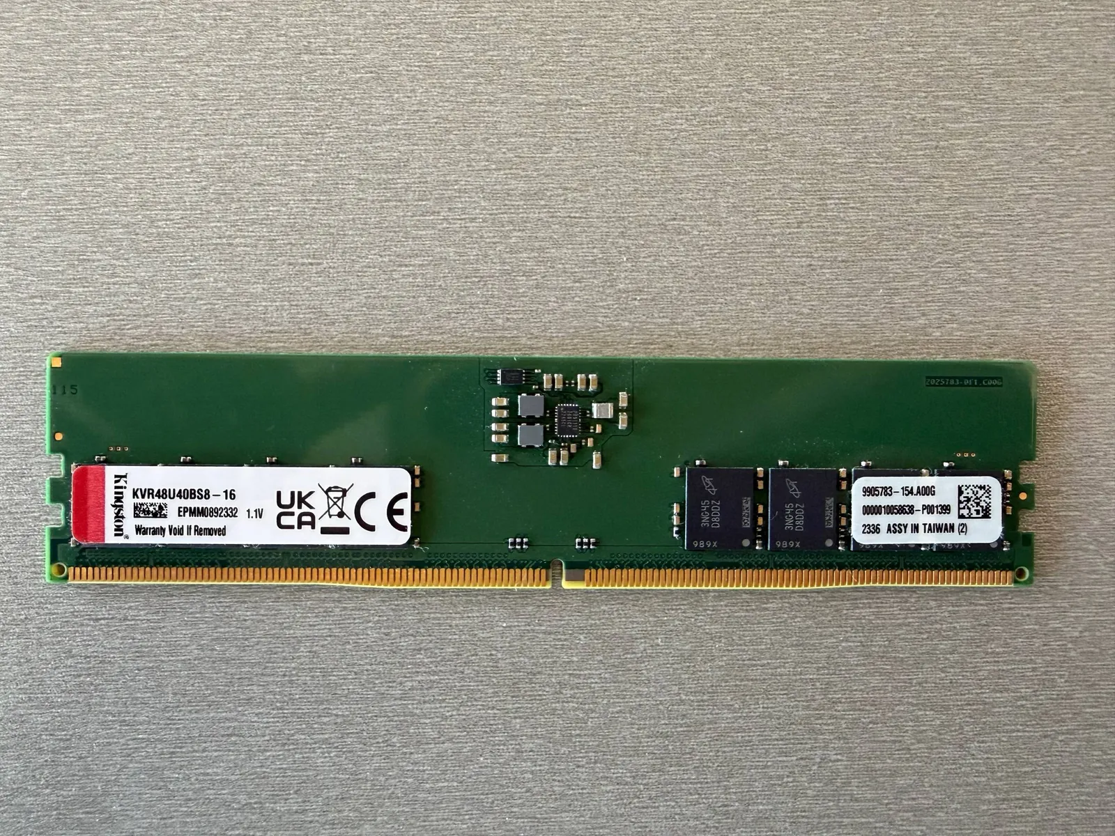 Оперативная память DDR5 16 ГБ плашка Белград 1