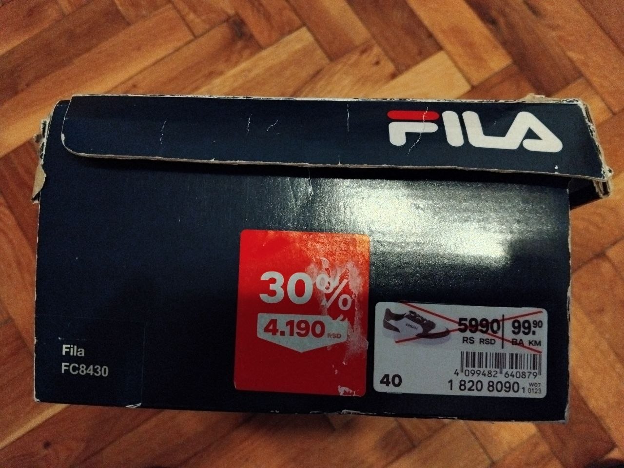 Кроссовки Fila 40 новые 6
