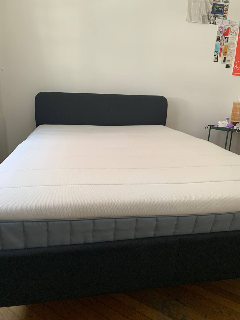 Кровать IKEA Slattum с матрасом 4