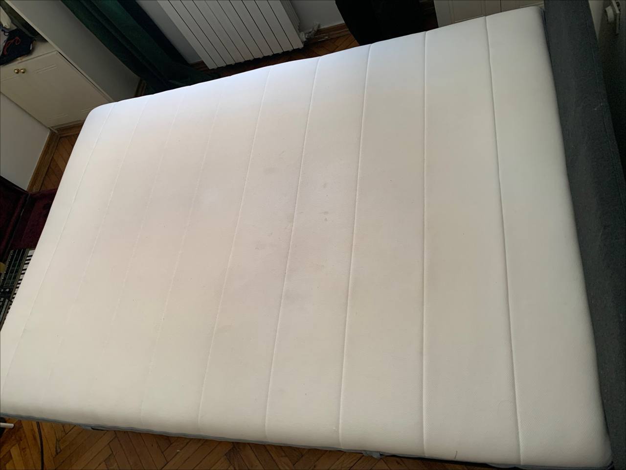 Кровать IKEA Slattum с матрасом 5