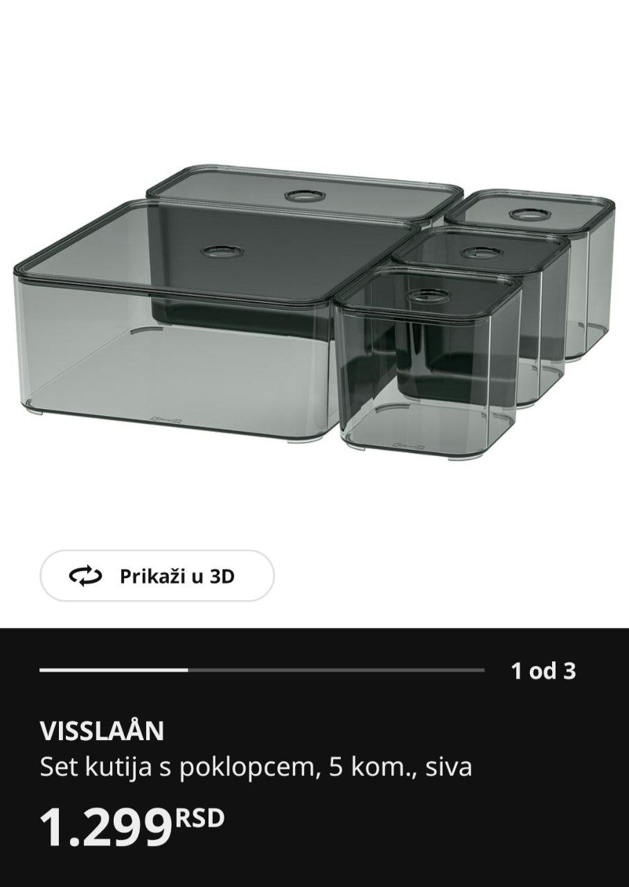 Органайзер IKEA VISSLAAN 2