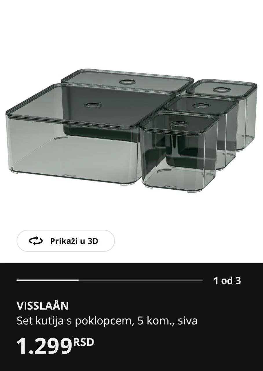 Органайзер IKEA VISSLAAN 2