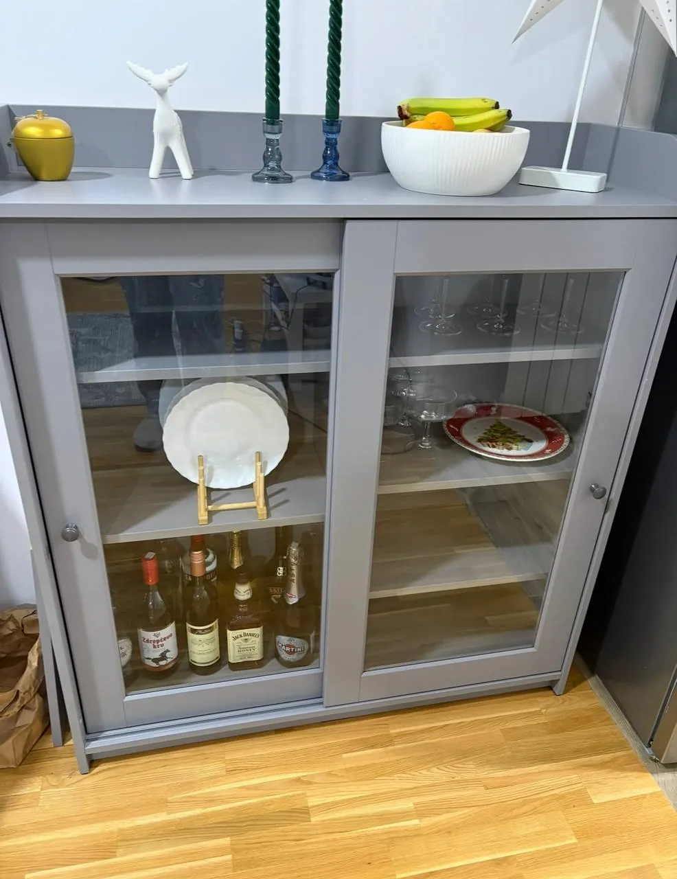 Комод шкаф-витрина IKEA HAUGA Новый Белград 2