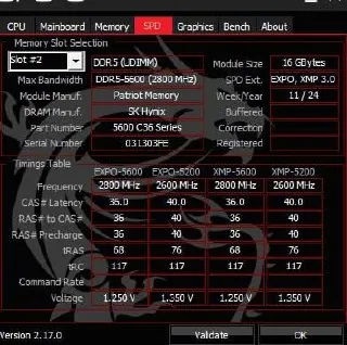 Оперативная память Patriot Viper Venom DDR5 16GB 5600 МГц 2