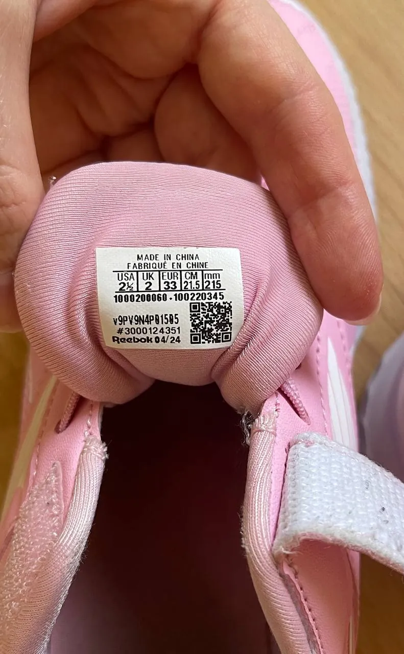 Кроссовки Reebok детские размер 34-35 2